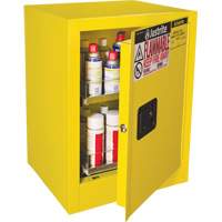 Armoire de s&eacute;curit&eacute; d'&eacute;tabli pour produits inflammables EX Sure-Grip, 24 gal., 1 Porte(s), 21" La x 27" h x 18" p Southpoint Industrial Supply