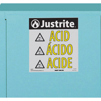 ChemCor&reg; Lined Acid/Corrosive Storage Cabinets, 22 gal., 35" x 35" x 22" Southpoint Industrial Supply