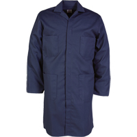 Lab Coat, Poly-Cotton, 46, Navy Blue Southpoint Industrial Supply