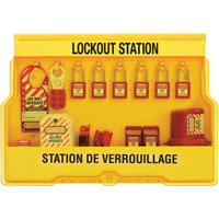 Postes de verrouillage &eacute;lectrique, Cadenas Thermoplastique, Capacit&eacute; de 16, Cadenas Compris Southpoint Industrial Supply