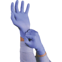Gants TouchNTuff 92-675, Petit, Nitrile, 5 mils, Sans poudre, Bleu Southpoint Industrial Supply