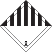 TDG Shipping Labels, Class 9, Miscellaneous Dangerous Goods, Paper Southpoint Industrial Supply