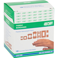 Bandages, Assorted, Fabric, Sterile Southpoint Industrial Supply