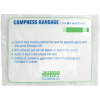 Large Compress Bandage, 15" L x 4-1/2" W Southpoint Industrial Supply
