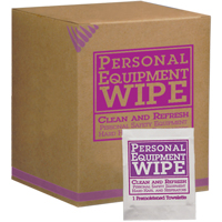 Personal Equipment Wipes, 100 Wipes, 8-3/16" x 5-1/4" SAY553 | Southpoint Industrial Supply