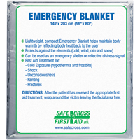 Rescue Foil Blankets, Aluminized Polyester SAY608 | Southpoint Industrial Supply