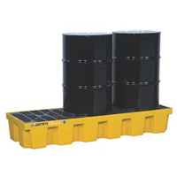 EcoPolyBlend Spill Control Pallets - Without Drain, 75 US gal. Spill Capacity, 73" x 25" x 11.6" Southpoint Industrial Supply