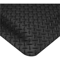 Tapis Smart No 497, Losange, 2' x 3' x 5/8", Noir, PVC Southpoint Industrial Supply