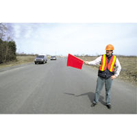 Traffic Safety Flags, Vinyl, With Handle Southpoint Industrial Supply