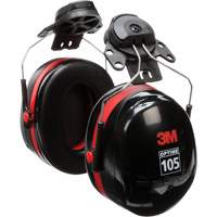 Serres-t&ecirc;tes de s&eacute;rie Peltor Optime 105, Fixation pour casque, 27 NRR dB Southpoint Industrial Supply