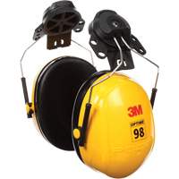 Serres-t&ecirc;tes de s&eacute;rie Peltor Optime 98, Fixation pour casque, 23 NRR dB Southpoint Industrial Supply