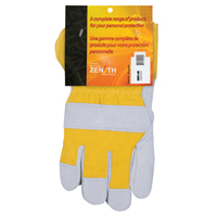 Winter-Lined Fitters Gloves, Large, Split Cowhide Palm, Boa Inner Lining Southpoint Industrial Supply