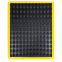 Tapis antifatigue en d&ocirc;me, &agrave; bulles, 2' x 3' x 1/2", Noir, Caoutchouc Southpoint Industrial Supply