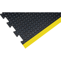 Tapis antifatigue en d&ocirc;me, &agrave; bulles, 3' x 4' x 1/2", Noir, Caoutchouc Southpoint Industrial Supply