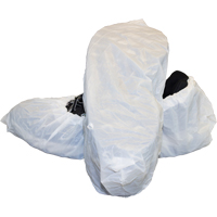 Cast "CPE" Embossed Shoe Covers, Large, Polyethylene, White Southpoint Industrial Supply