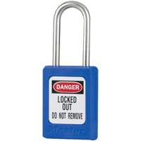 S31 Zenex Safety Padlocks, Blue, Keyed Alike, Thermoplastic, 1-3/8" Width Southpoint Industrial Supply