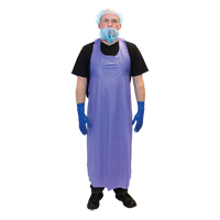 Vinyl Aprons, Vinyl, Blue, 35" W x 45" L Southpoint Industrial Supply