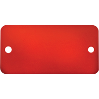 Blank Tags, Aluminum, 3" W x 1" H Southpoint Industrial Supply
