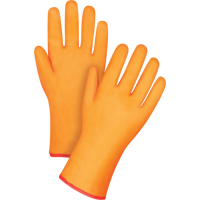 Winter-Lined Chemical-Resistant Gloves, Size Large/9, 12" L, PVC, Foam Fleece Inner Lining, Winter Weight Southpoint Industrial Supply