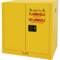 Flammable Storage Cabinet, 22 gal., 2 Door, 35" W x 35" H x 22" D Southpoint Industrial Supply