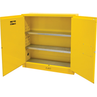 Flammable Storage Cabinet, 24 gal., 2 Door, 43" W x 44" H x 12" D Southpoint Industrial Supply