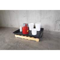 Ultra-Utility Trays&reg;, 36" L x 36" W x 4.75" H, 27 US gal. Spill Capacity Southpoint Industrial Supply