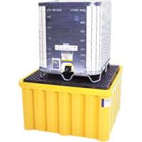 Ultra-IBC Spill Pallet&reg; with Drain, 400 US gal. Spill Capacity, 58.75" x 58.75" x 33" Southpoint Industrial Supply