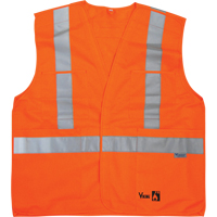 Vestes de s&eacute;curit&eacute; ignifug&eacute;es, Orange haute visibilit&eacute;, Moyen/Petit, Polyester Southpoint Industrial Supply