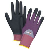 Gants enduits de premi&egrave;re qualit&eacute; ZX-2, 9/Grand, R&ecirc;vetement Nitrile/Mousse de nitrile, Calibre 18, Enveloppe en Nylon Southpoint Industrial Supply