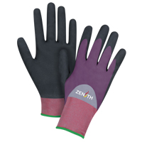 Gants enduits de premi&egrave;re qualit&eacute; ZX-2, 11/2T-Grand, R&ecirc;vetement Nitrile/Mousse de nitrile, Calibre 18, Enveloppe en Nylon Southpoint Industrial Supply