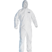 Combinaison Kleenguard A45 contre les liquides, les particules de pr&eacute;paration des surfaces et la peinture, Petit, Blanc, Micropore Southpoint Industrial Supply