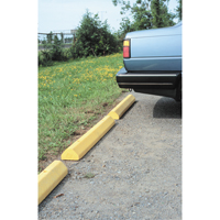 Car Stops, Plastic, 4' L, Yellow SE102 | Southpoint Industrial Supply