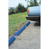 Car Stops, Plastic, 6' L, Blue SE106 | Southpoint Industrial Supply