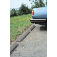Car Stops, Plastic, 6' L, Grey SE107 | Southpoint Industrial Supply