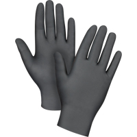 Medical Grade Disposable Gloves, Large, Nitrile, 6-mil, Powder-Free, Black, Class 2 Southpoint Industrial Supply