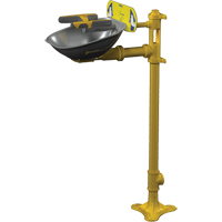 Postes de douche oculaire/faciale Halo, Installation Socle, Bol Acier inoxydable Southpoint Industrial Supply