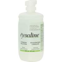 Saline Eyewash Bottles, Full Bottle, 16 oz. Southpoint Industrial Supply