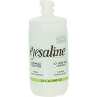 Saline Eyewash Bottles, Full Bottle, 32 oz. Southpoint Industrial Supply