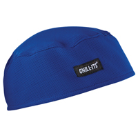 Chill-Its&reg; 6630 Cooling Skull Caps, Blue Southpoint Industrial Supply