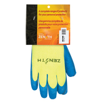 High Visibility Coated Gloves, 9, Rubber Latex Coating, 7 Gauge, Acrylic Shell Southpoint Industrial Supply