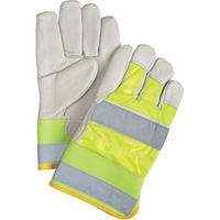 Yellow High-Visibility Superior Warmth Fitters Gloves, Large, Grain Cowhide Palm, Thinsulate Inner Lining Southpoint Industrial Supply