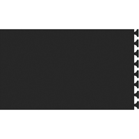 Rejuvenator&reg; Male Mat No. 502, Urethane, 2' W x 5' L, 5/8" Thick, Black Southpoint Industrial Supply