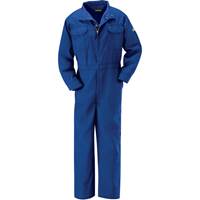 Flame-Resistant Premium Coveralls, Size 38, Royal Blue, 5.1 cal/cm² Southpoint Industrial Supply