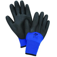 Gants North Northflex Cold Grip, 8/Moyen, R&ecirc;vetement PVC, Calibre 15, Enveloppe en Nylon Southpoint Industrial Supply