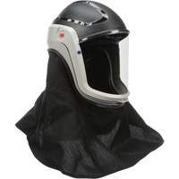 Assemblage de casque Versaflo avec visi&egrave;re de premi&egrave;re qualit&eacute; et enveloppe r&eacute;sistante aux flammes, Universel, Casque rigide, Bavette Simple Southpoint Industrial Supply