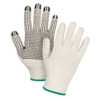 Gants tricot&eacute;s de poids lourd, Poly/coton, Un c&ocirc;t&eacute;, Calibre 7, Moyen Southpoint Industrial Supply