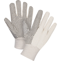 Gants en toile de coton &agrave; pois sur la paume, 8 oz, Petit Southpoint Industrial Supply