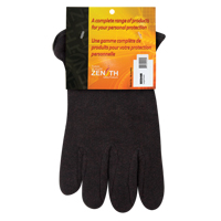 Gants de jersey, Grand, Brun, Molleton rouge, &agrave; enfiler Southpoint Industrial Supply