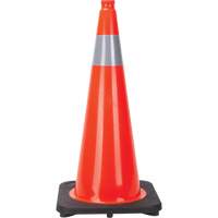 Traffic Cone, 28", Orange, 4" Reflective Collar(s) Southpoint Industrial Supply