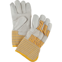 Abrasion-Resistant Winter-Lined Fitters Gloves, Large, Grain Cowhide Palm, Cotton Fleece Inner Lining Southpoint Industrial Supply